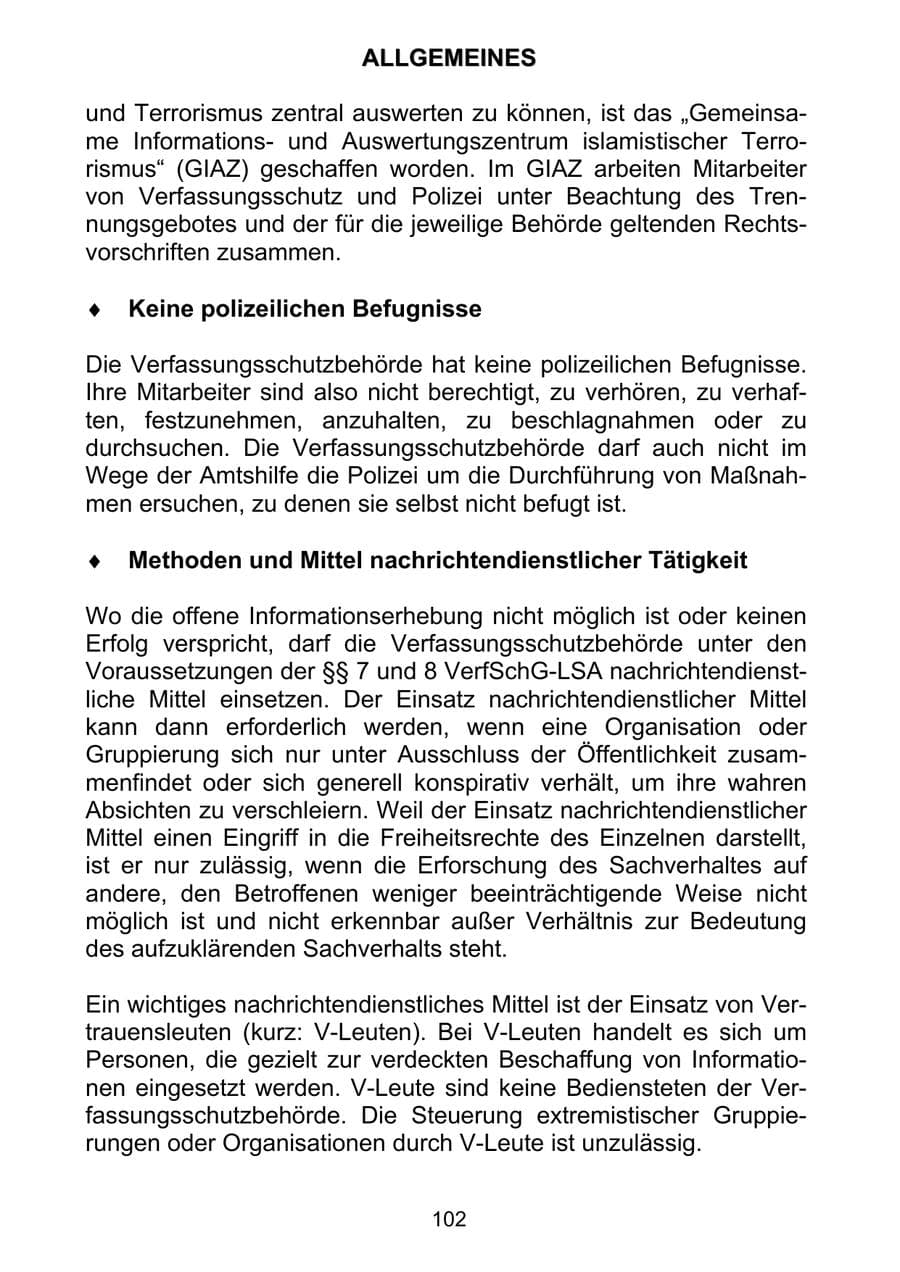 Seite 111 des Verfassungsschutzbericht 2011 Sachsen-Anhalt