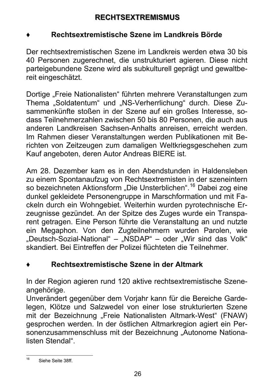 Seite 35 des Verfassungsschutzbericht 2011 Sachsen-Anhalt