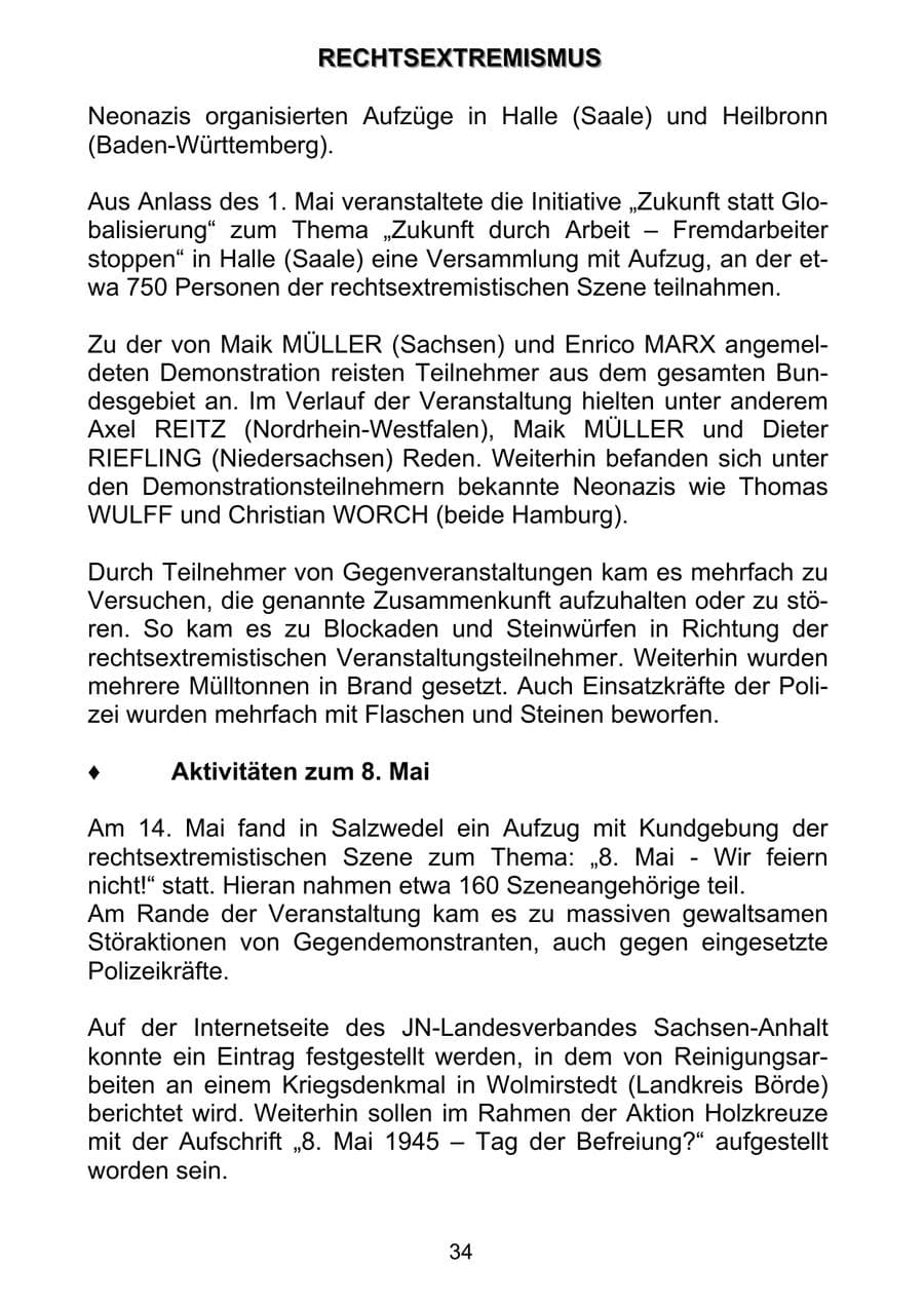 Seite 43 des Verfassungsschutzbericht 2011 Sachsen-Anhalt