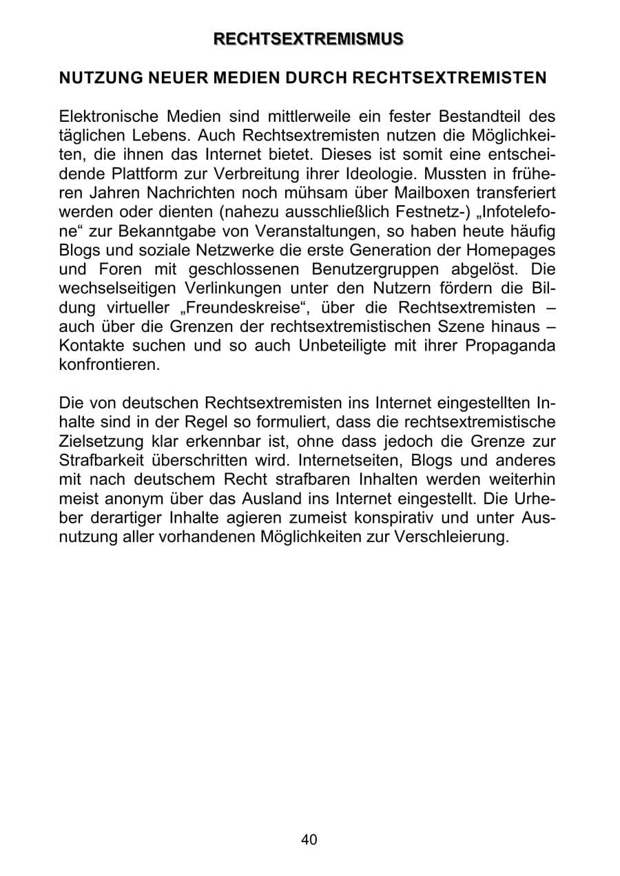 Seite 49 des Verfassungsschutzbericht 2011 Sachsen-Anhalt