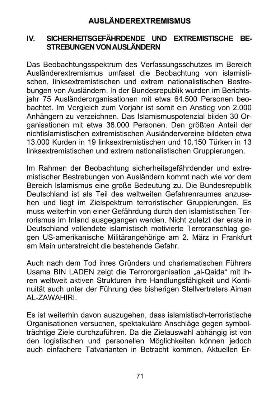 Seite 80 des Verfassungsschutzbericht 2011 Sachsen-Anhalt