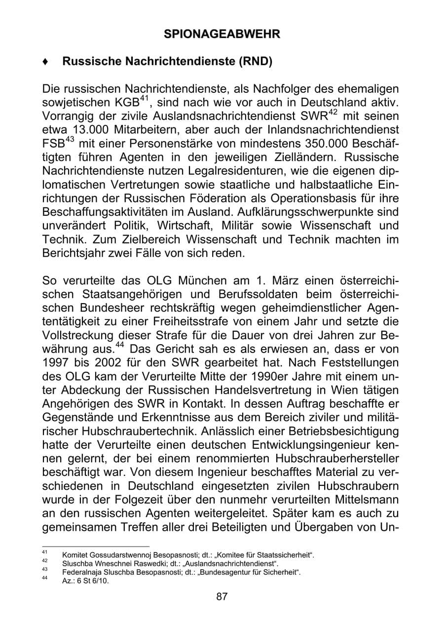 Seite 96 des Verfassungsschutzbericht 2011 Sachsen-Anhalt