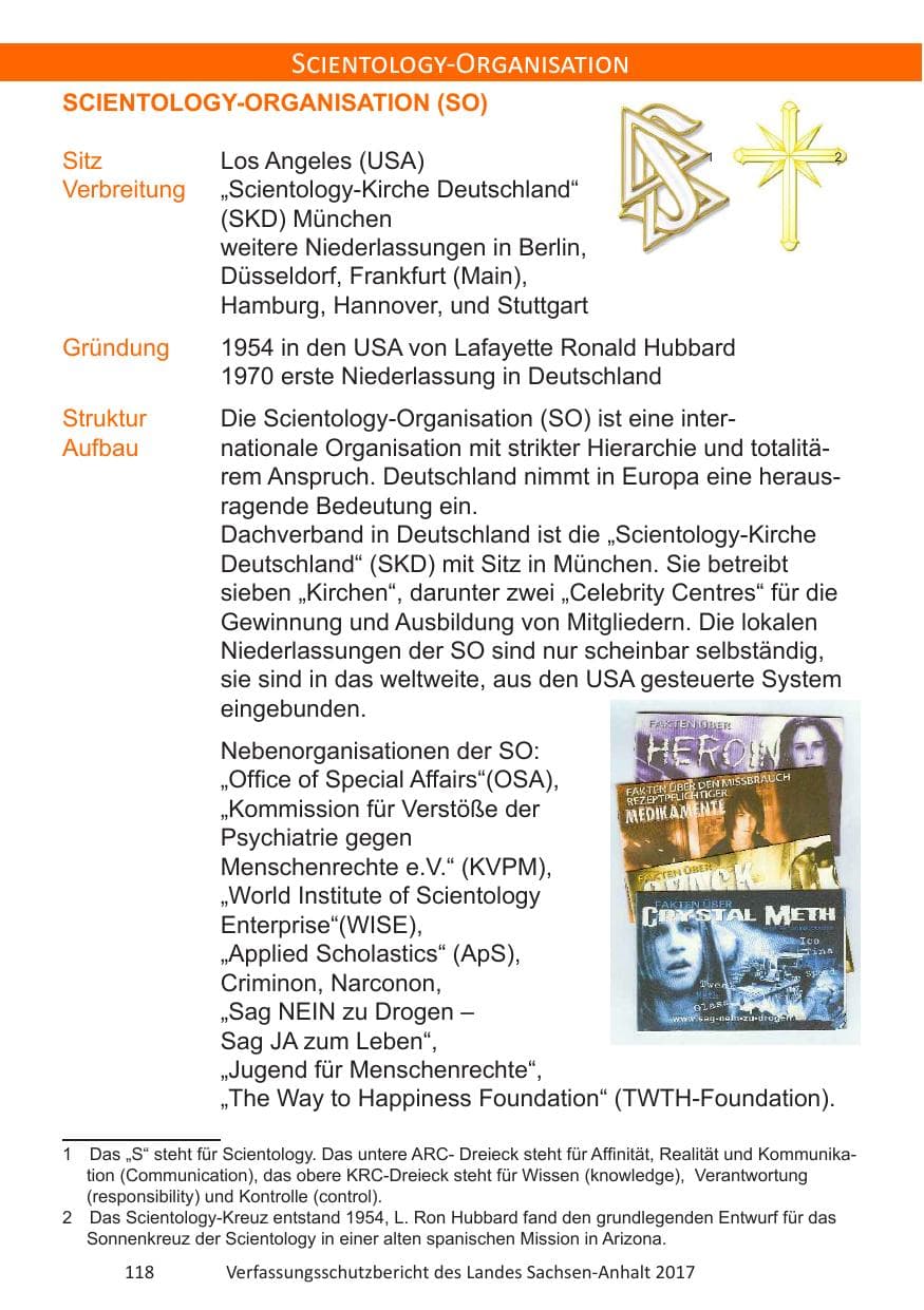 Seite 120 des Verfassungsschutzbericht 2017 Sachsen-Anhalt