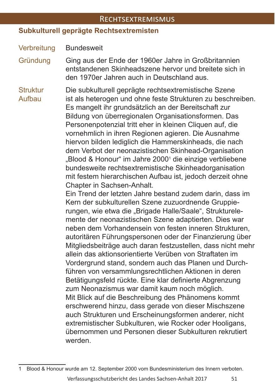Seite 53 des Verfassungsschutzbericht 2017 Sachsen-Anhalt