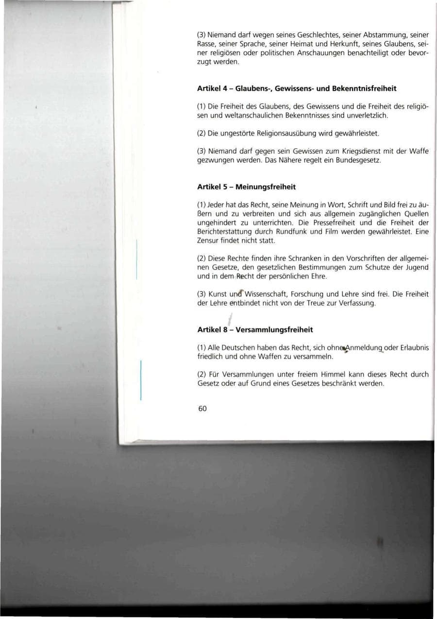Seite 60 des Verfassungsschutzbericht 1993 Thüringen