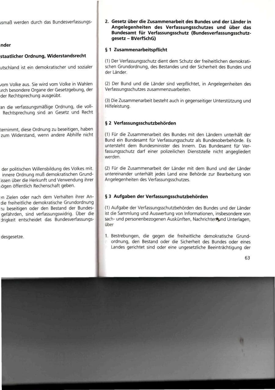 Seite 63 des Verfassungsschutzbericht 1993 Thüringen