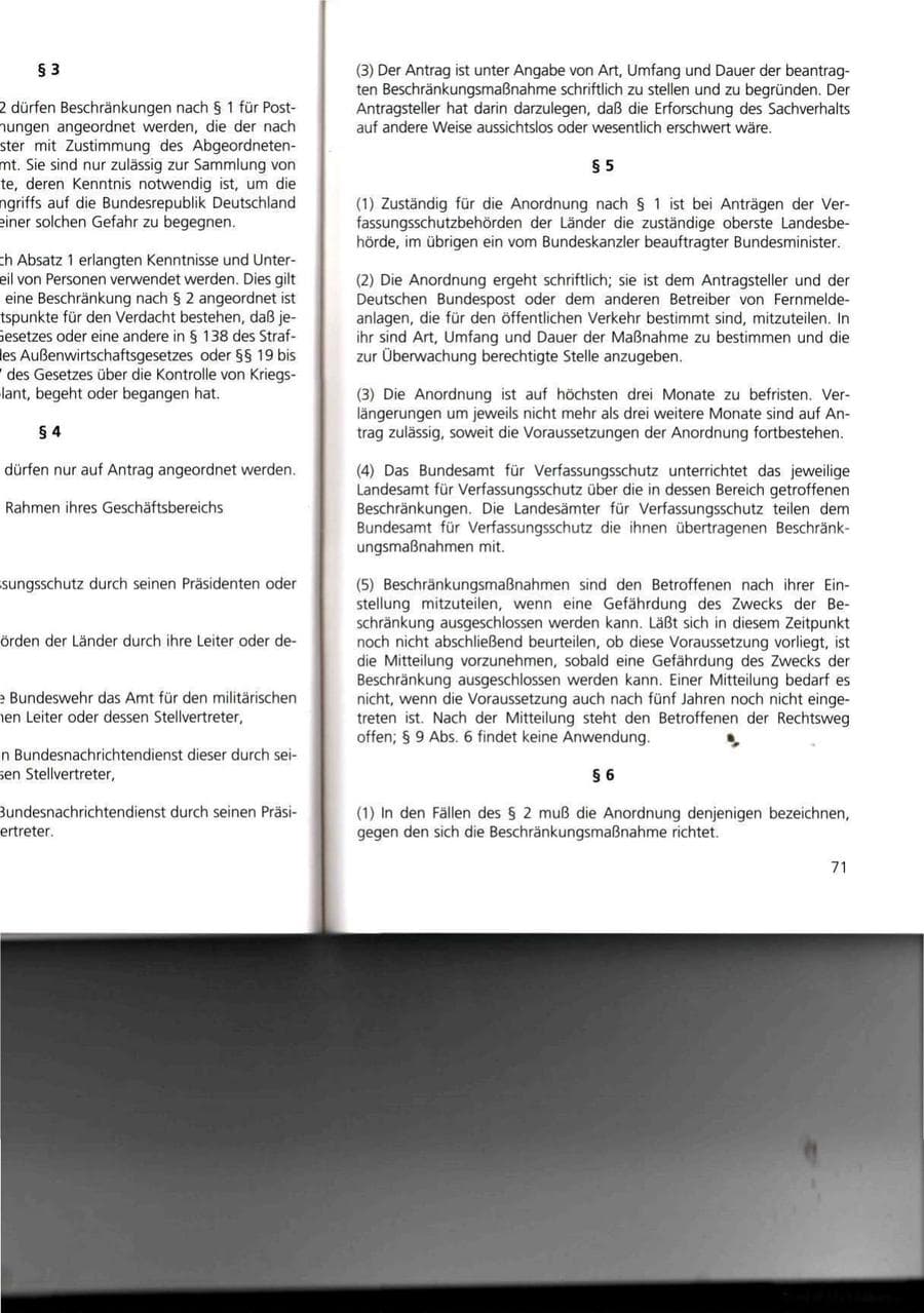 Seite 71 des Verfassungsschutzbericht 1993 Thüringen