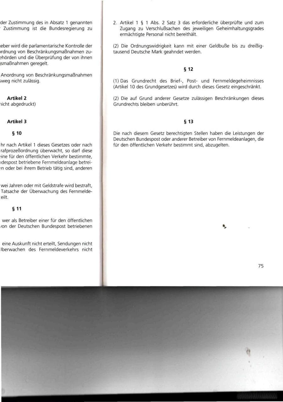 Seite 75 des Verfassungsschutzbericht 1993 Thüringen