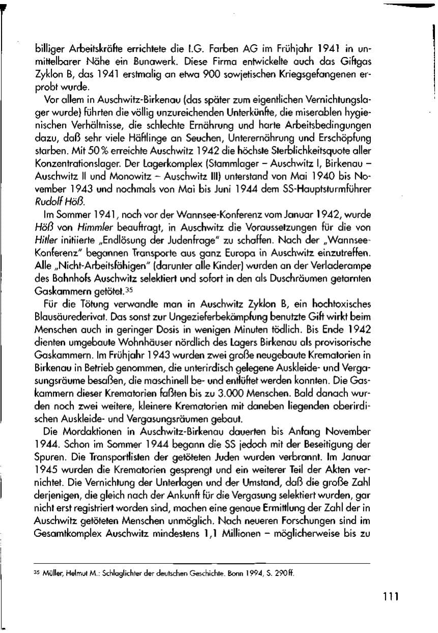 Seite 113 des Verfassungsschutzbericht 1997 Thüringen