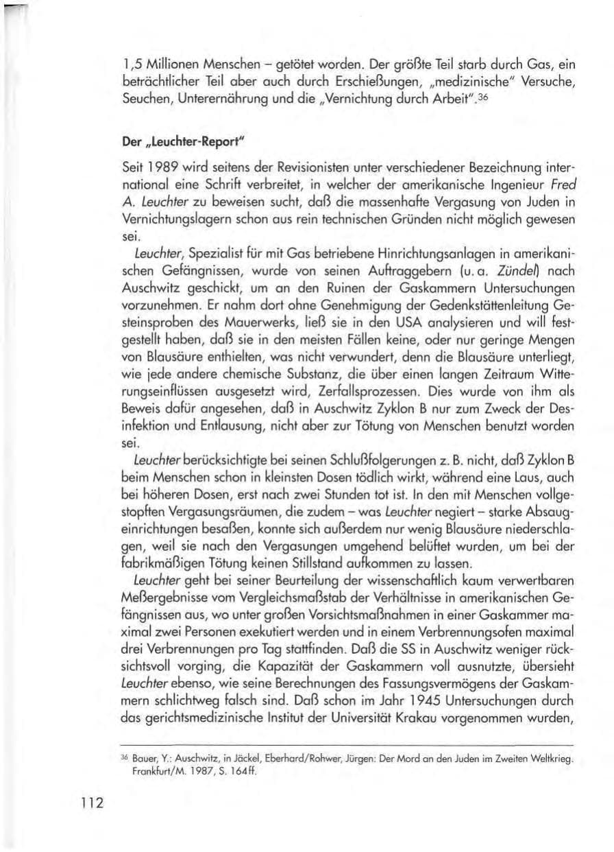 Seite 114 des Verfassungsschutzbericht 1997 Thüringen
