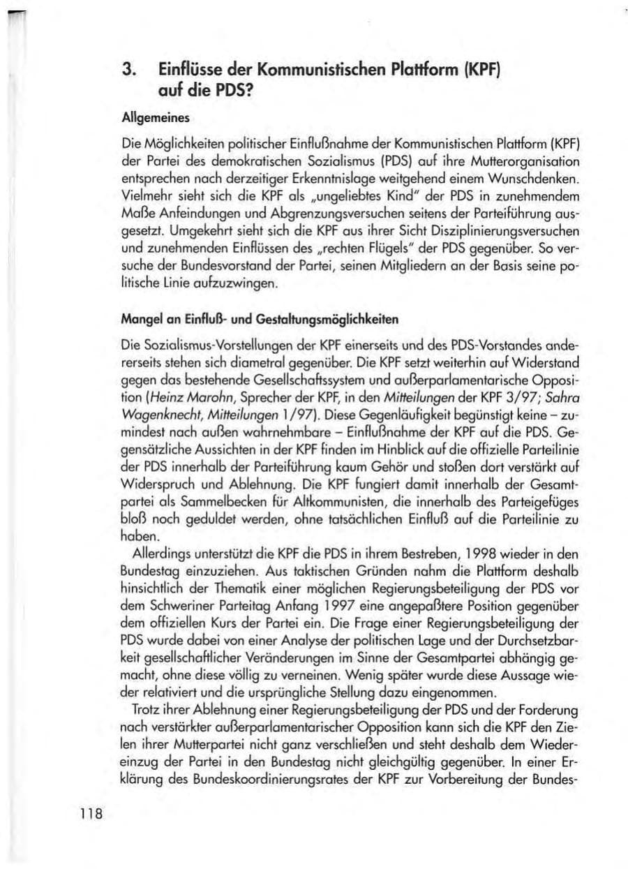 Seite 120 des Verfassungsschutzbericht 1997 Thüringen