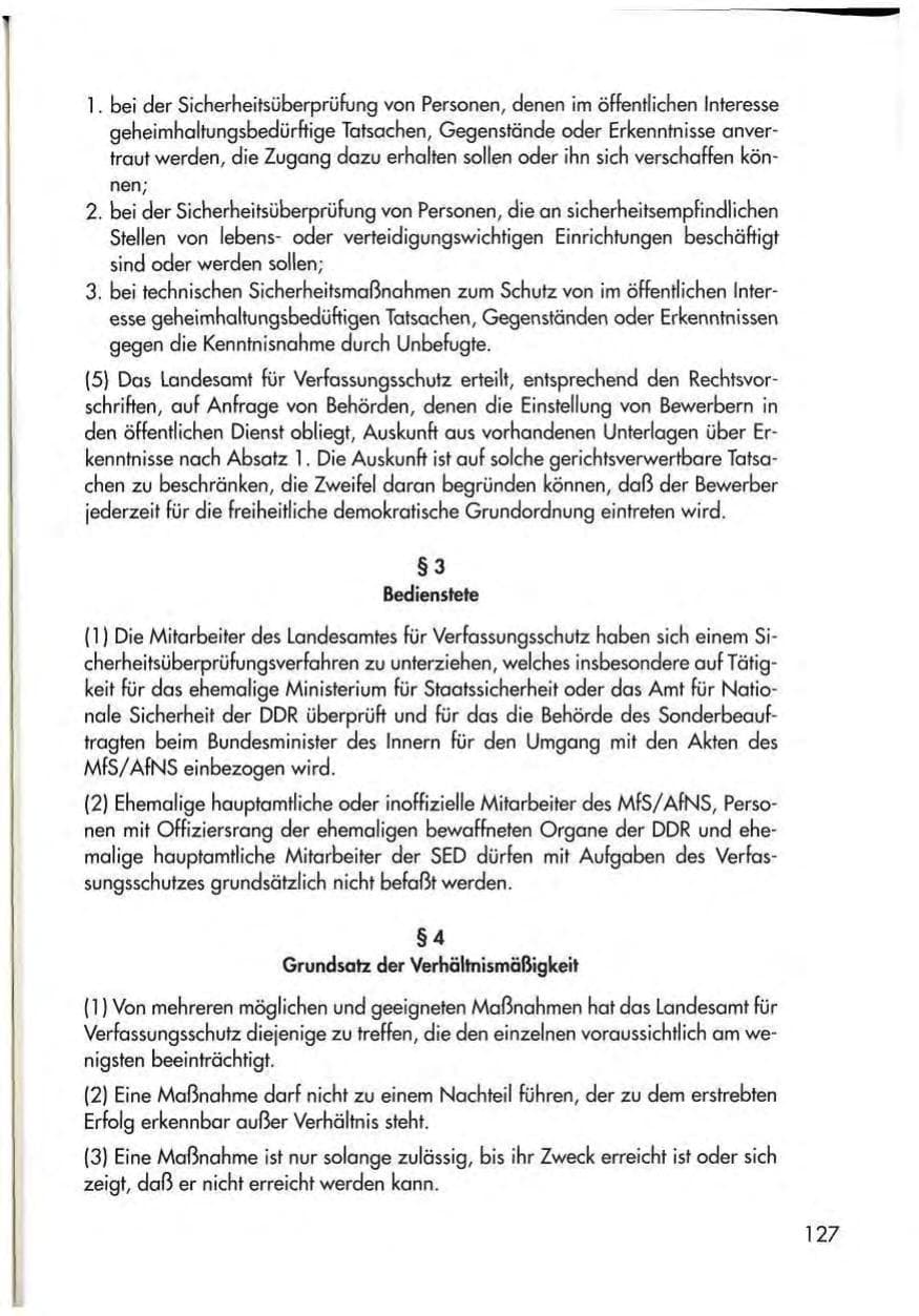 Seite 129 des Verfassungsschutzbericht 1997 Thüringen