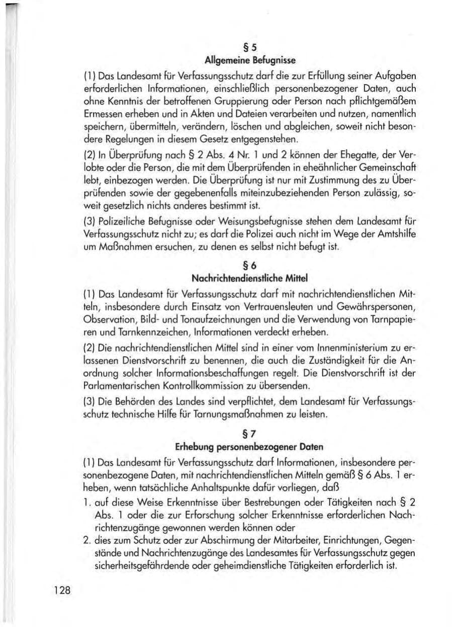 Seite 130 des Verfassungsschutzbericht 1997 Thüringen