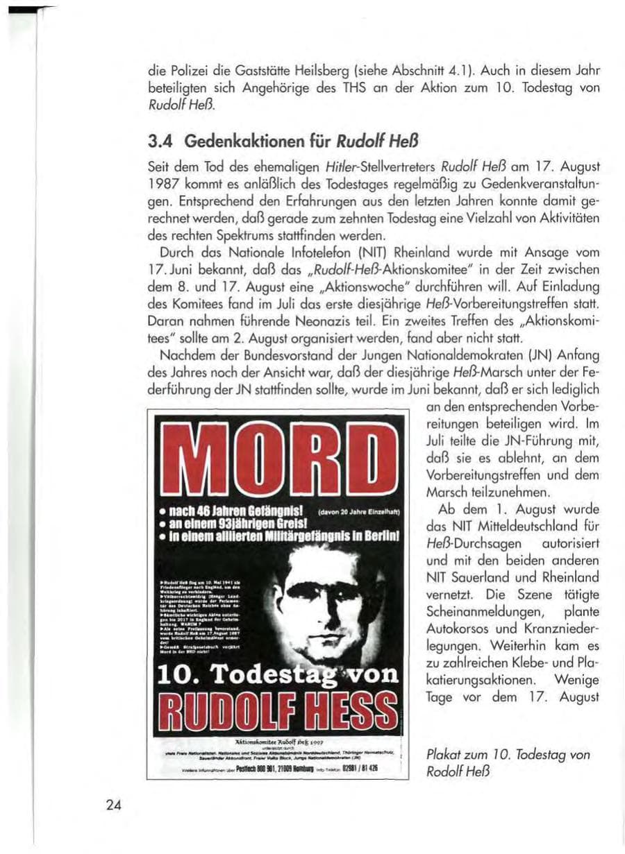Seite 26 des Verfassungsschutzbericht 1997 Thüringen