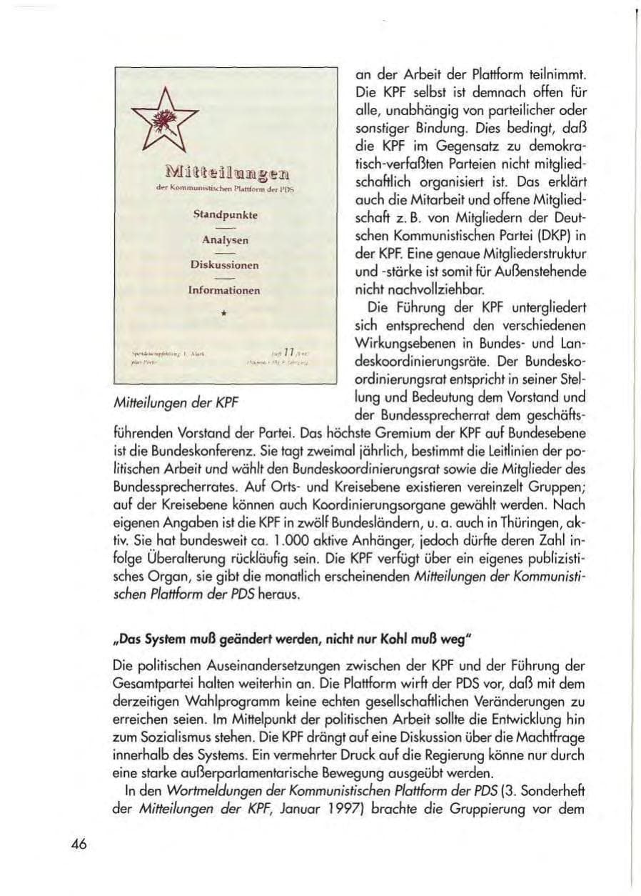 Seite 48 des Verfassungsschutzbericht 1997 Thüringen