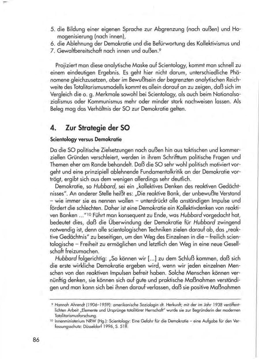 Seite 88 des Verfassungsschutzbericht 1997 Thüringen