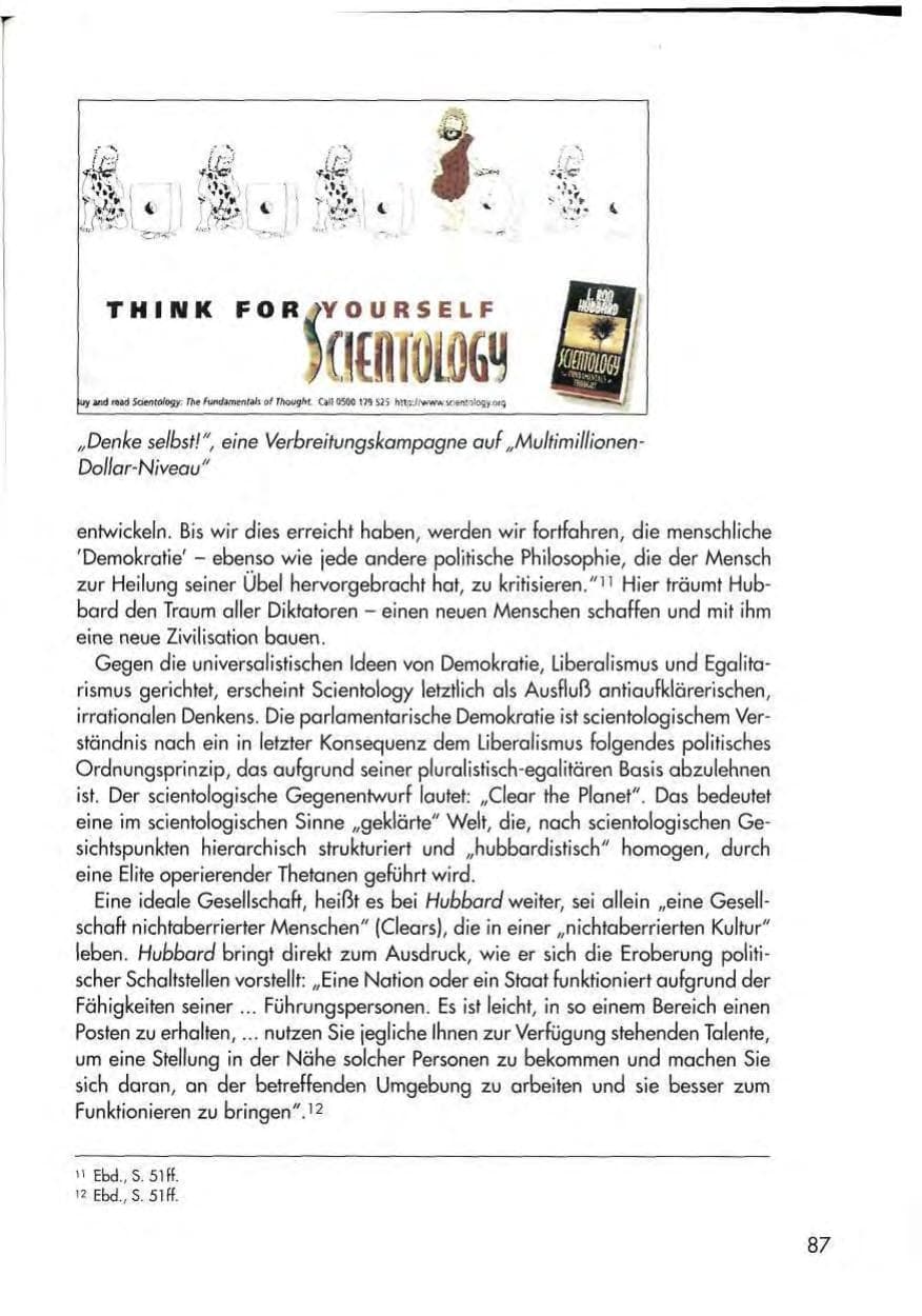 Seite 89 des Verfassungsschutzbericht 1997 Thüringen