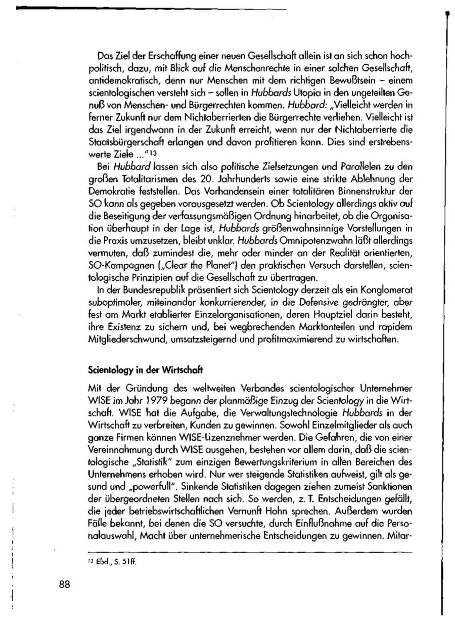 Seite 90 des Verfassungsschutzbericht 1997 Thüringen
