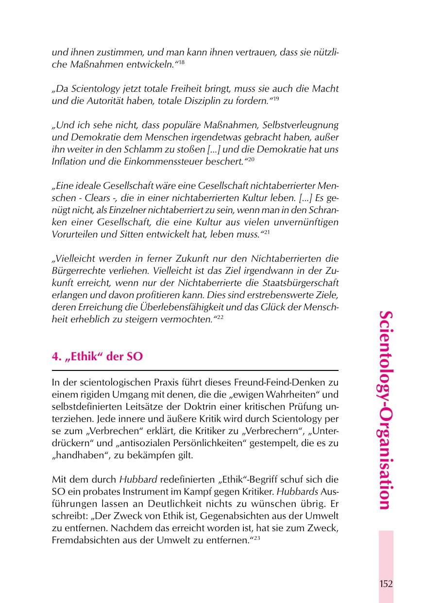 Seite 152 des Verfassungsschutzbericht 1999 Thüringen