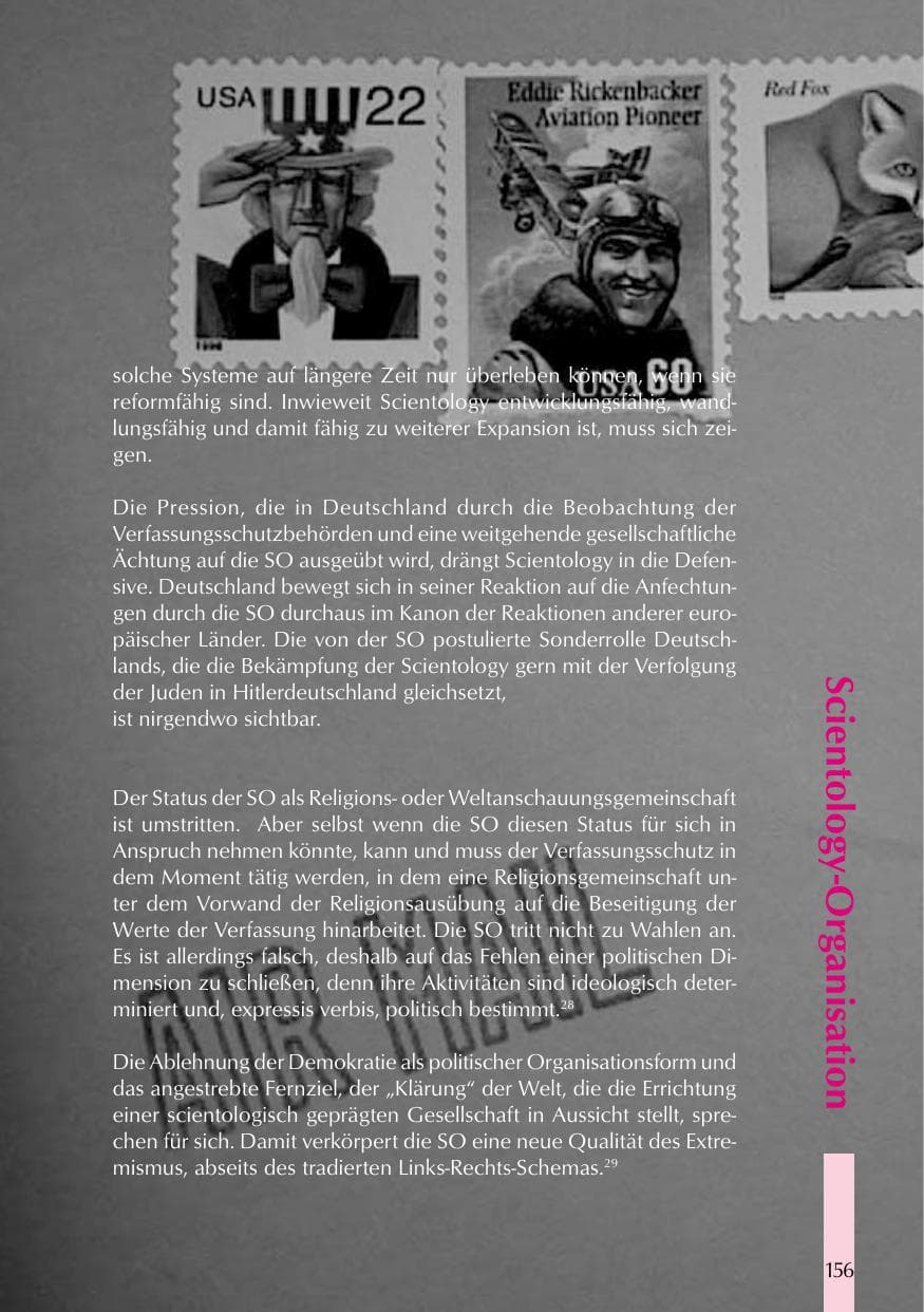 Seite 156 des Verfassungsschutzbericht 1999 Thüringen