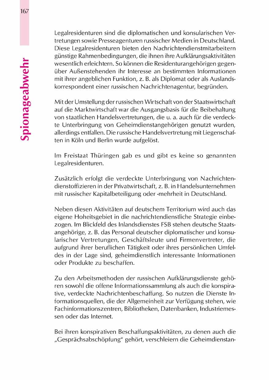 Seite 170 des Verfassungsschutzbericht 2000 Thüringen