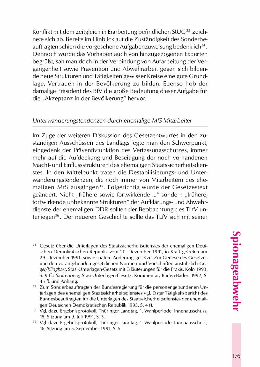 Seite 179 des Verfassungsschutzbericht 2000 Thüringen