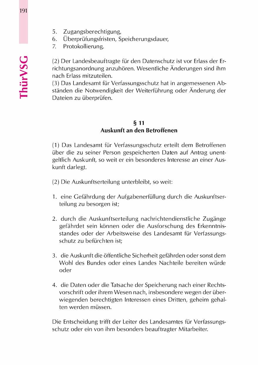 Seite 194 des Verfassungsschutzbericht 2000 Thüringen
