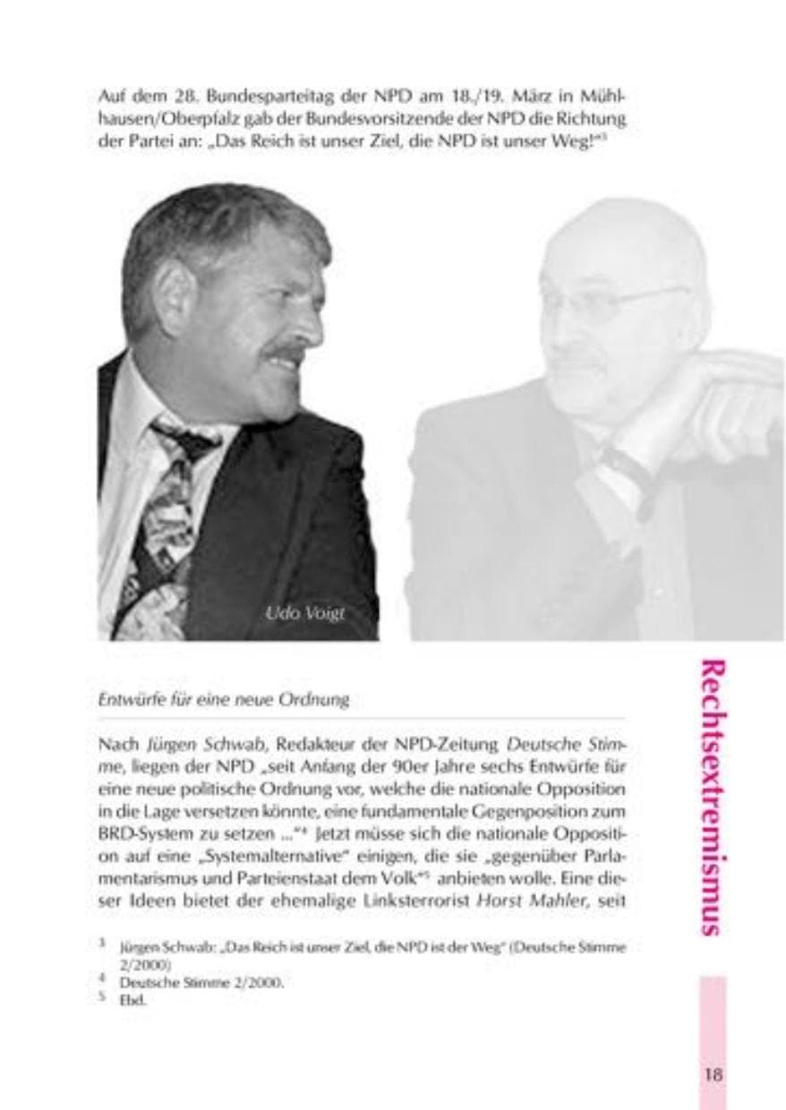 Seite 21 des Verfassungsschutzbericht 2000 Thüringen