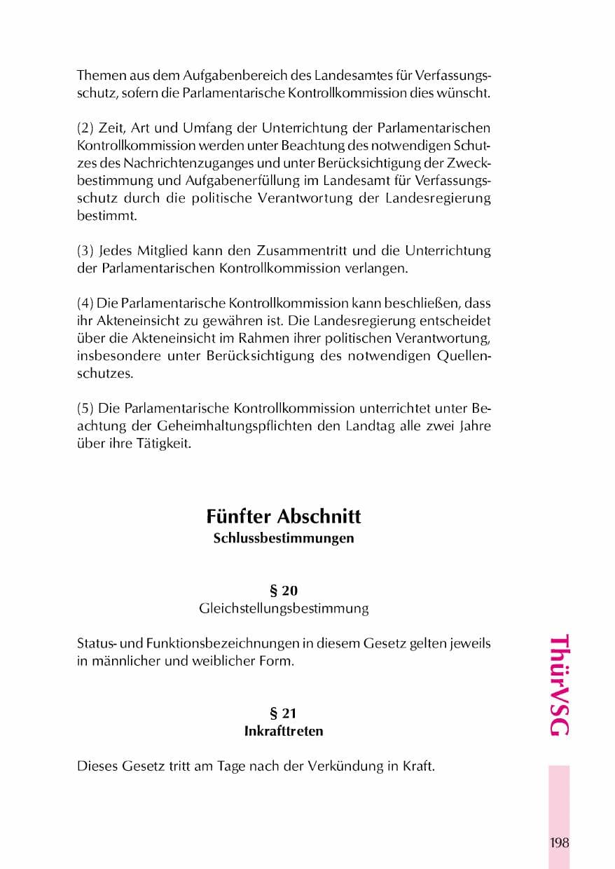 Seite 201 des Verfassungsschutzbericht 2000 Thüringen