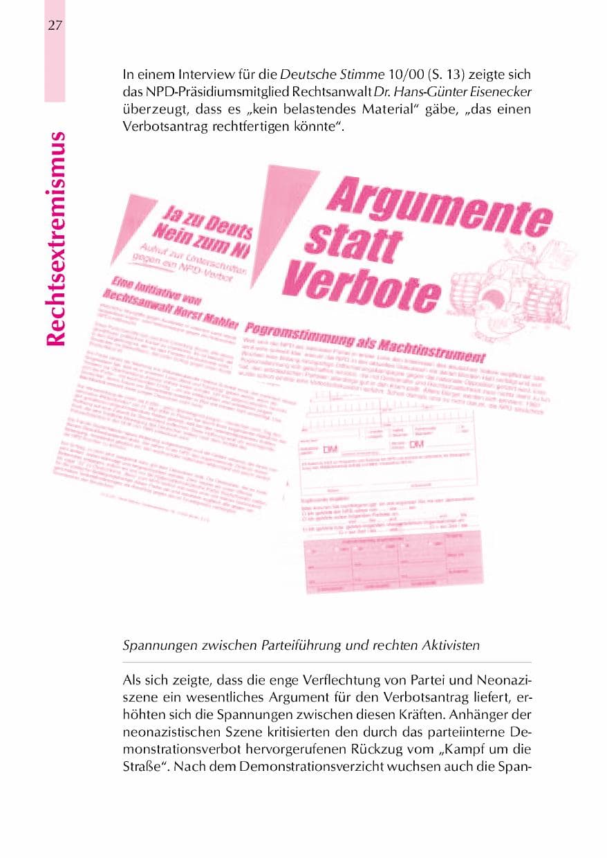 Seite 30 des Verfassungsschutzbericht 2000 Thüringen