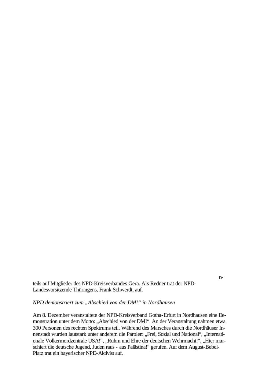 Seite 17 des Verfassungsschutzbericht 2001 Thüringen