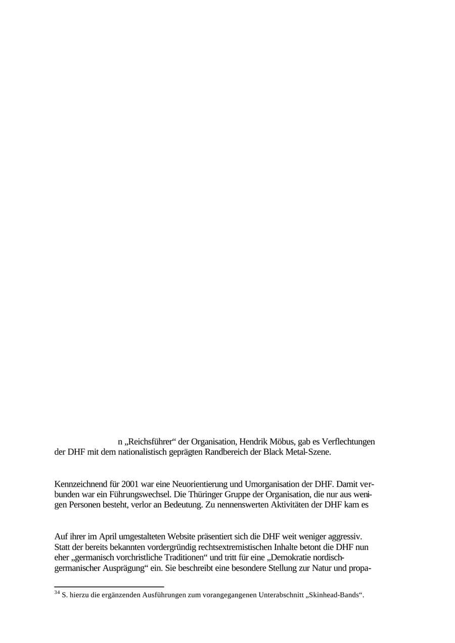 Seite 41 des Verfassungsschutzbericht 2001 Thüringen