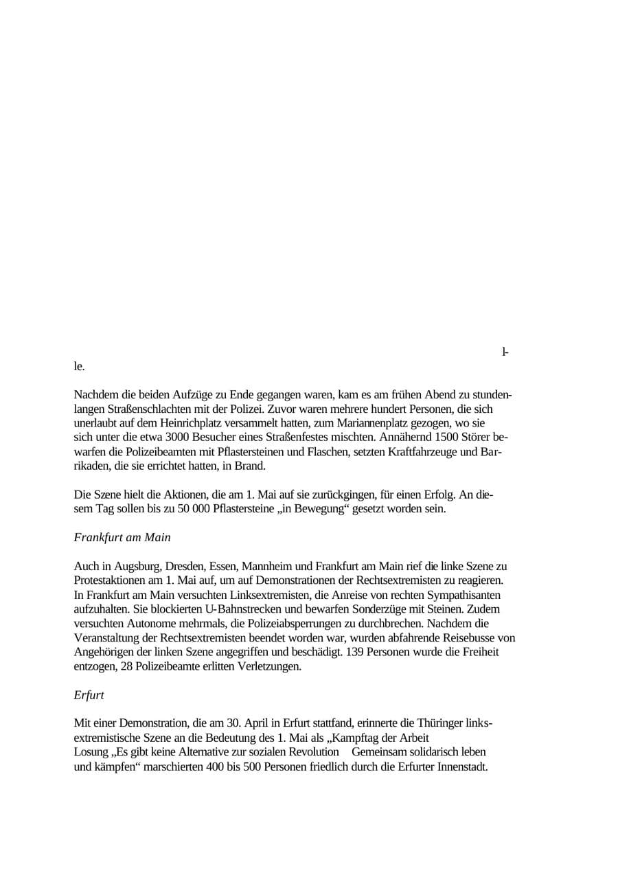 Seite 66 des Verfassungsschutzbericht 2001 Thüringen