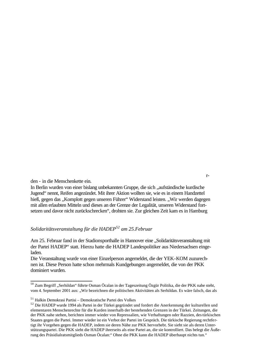 Seite 87 des Verfassungsschutzbericht 2001 Thüringen
