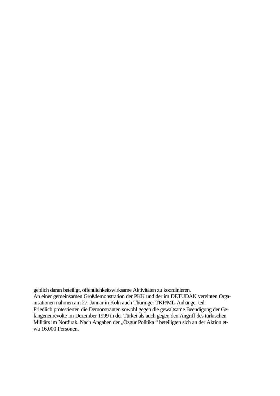 Seite 98 des Verfassungsschutzbericht 2001 Thüringen