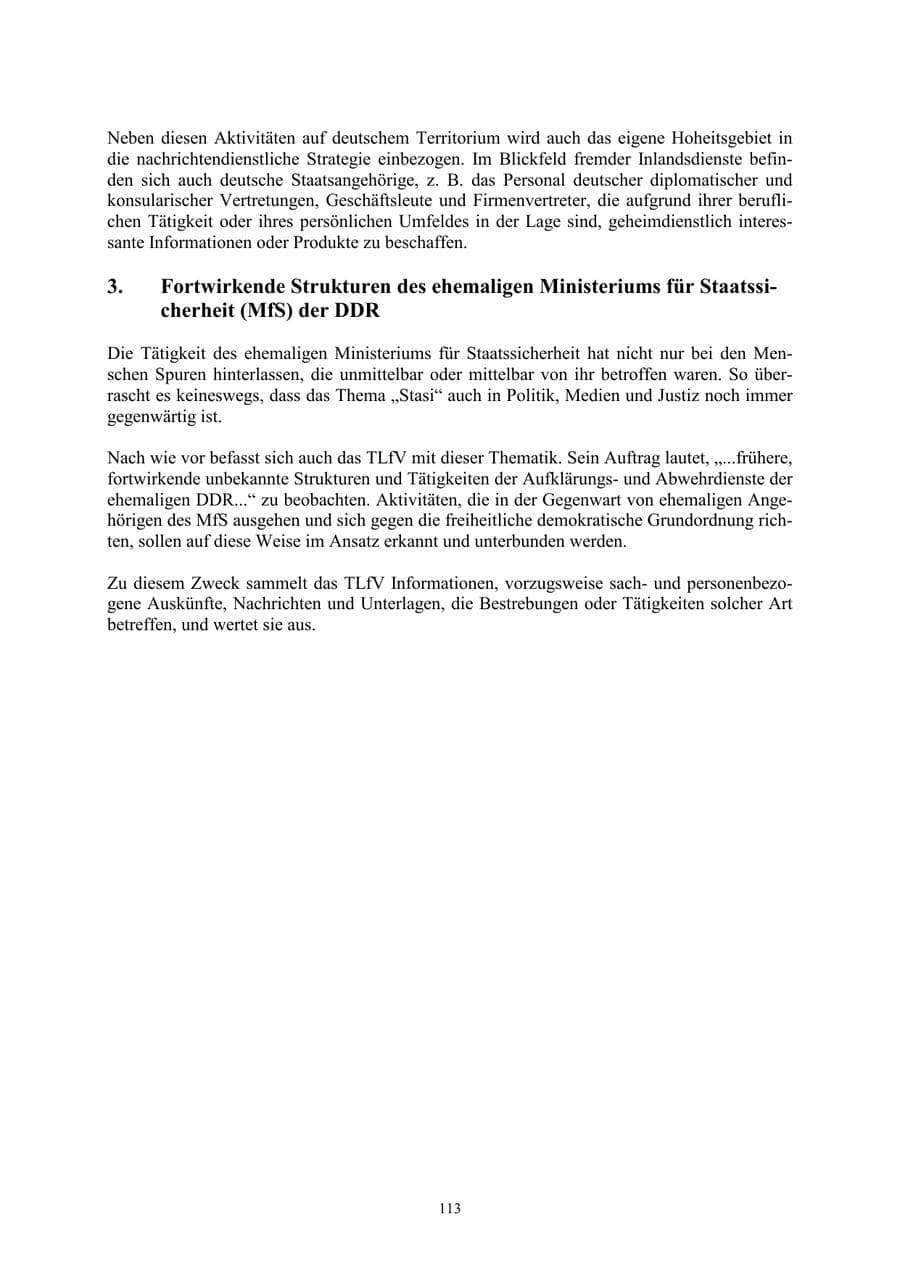 Seite 113 des Verfassungsschutzbericht 2002 Thüringen