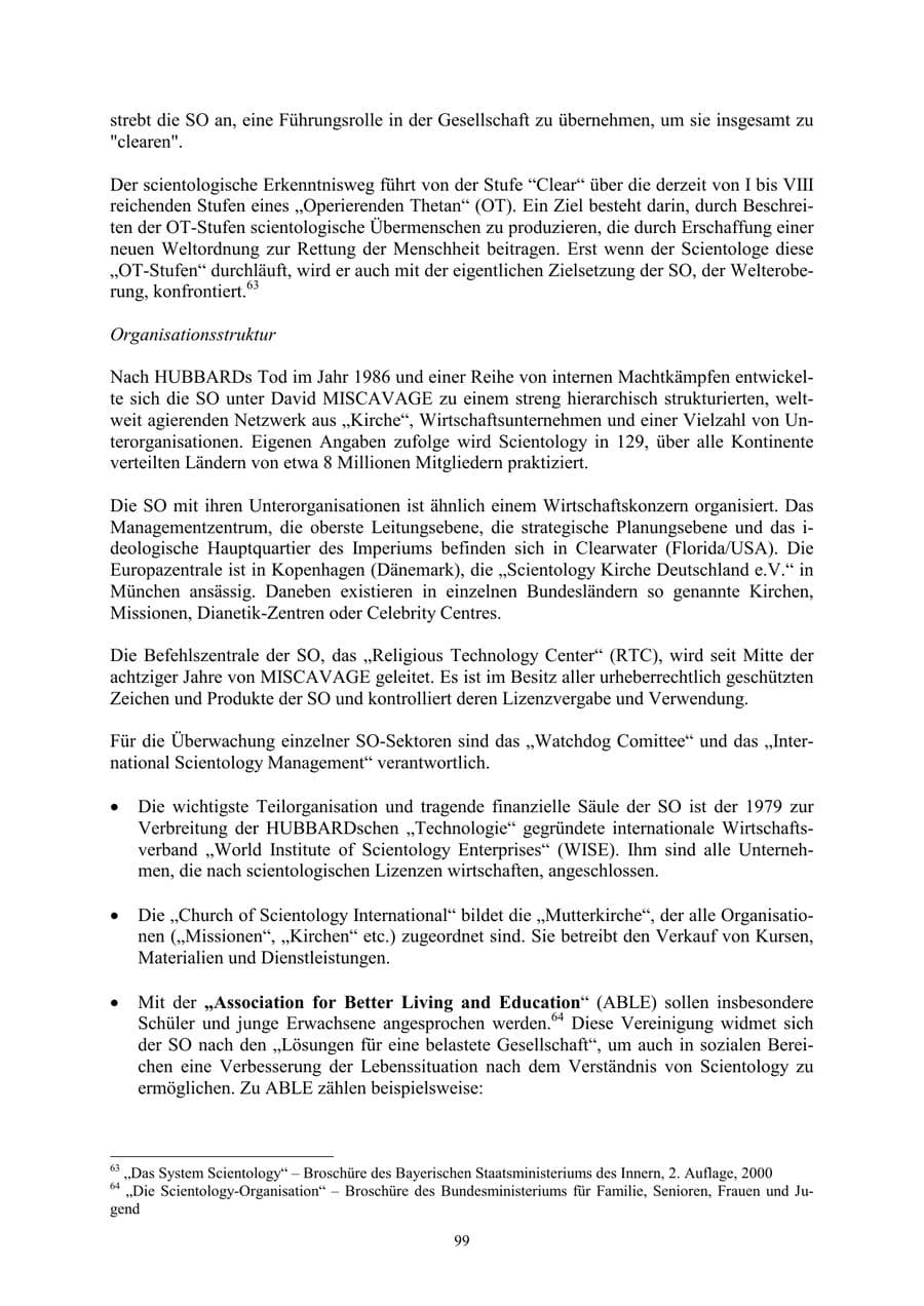 Seite 99 des Verfassungsschutzbericht 2002 Thüringen