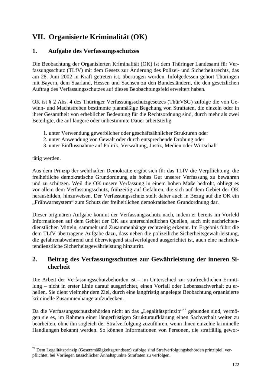 Seite 122 des Verfassungsschutzbericht 2004 Thüringen