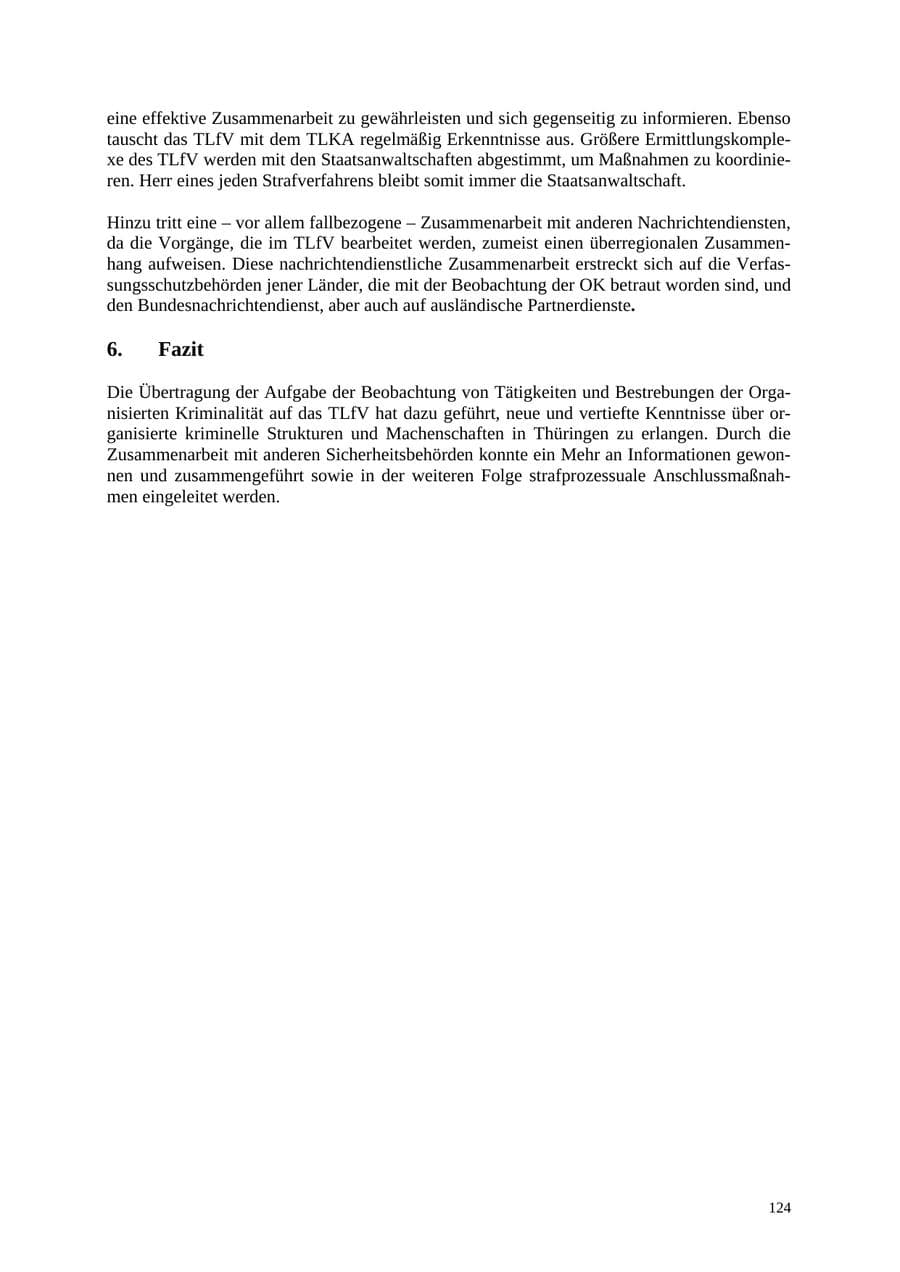Seite 124 des Verfassungsschutzbericht 2004 Thüringen