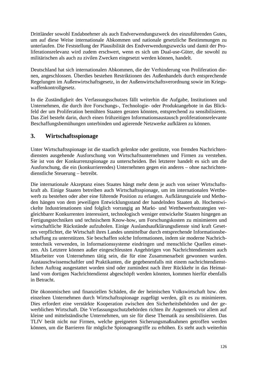 Seite 126 des Verfassungsschutzbericht 2004 Thüringen