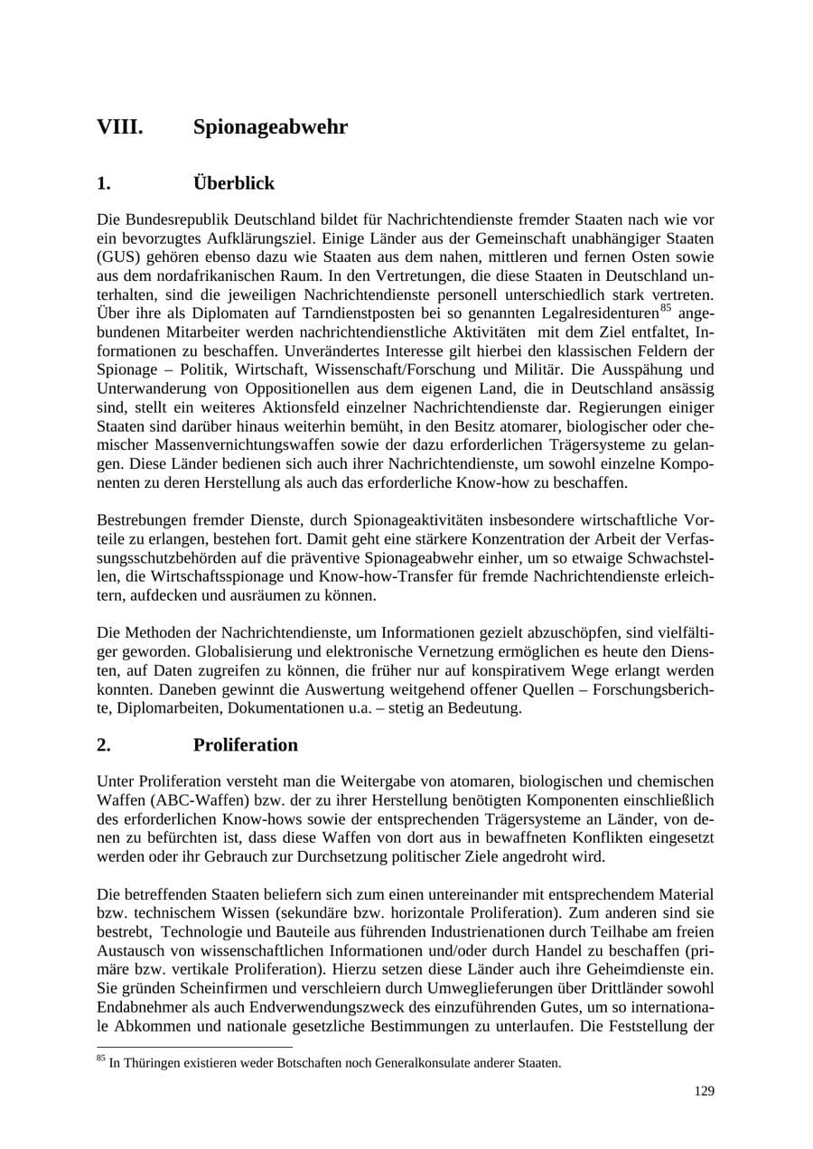 Seite 130 des Verfassungsschutzbericht 2005 Thüringen