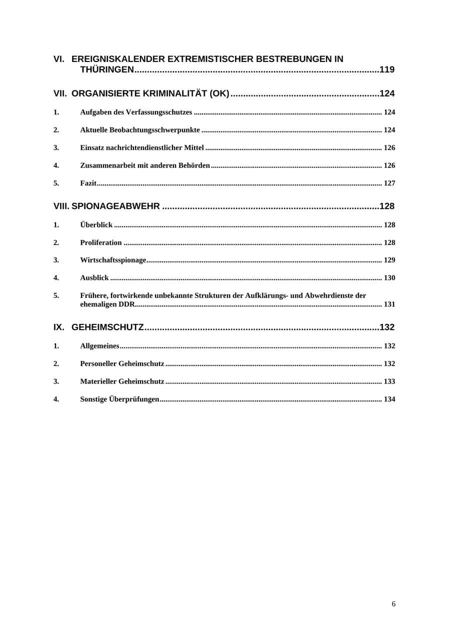 Seite 7 des Verfassungsschutzbericht 2005 Thüringen