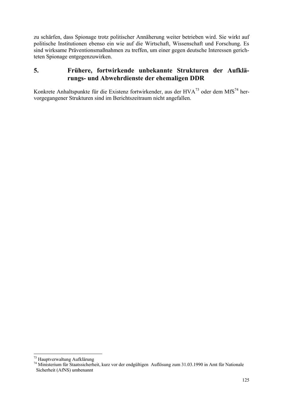 Seite 125 des Verfassungsschutzbericht 2006 Thüringen
