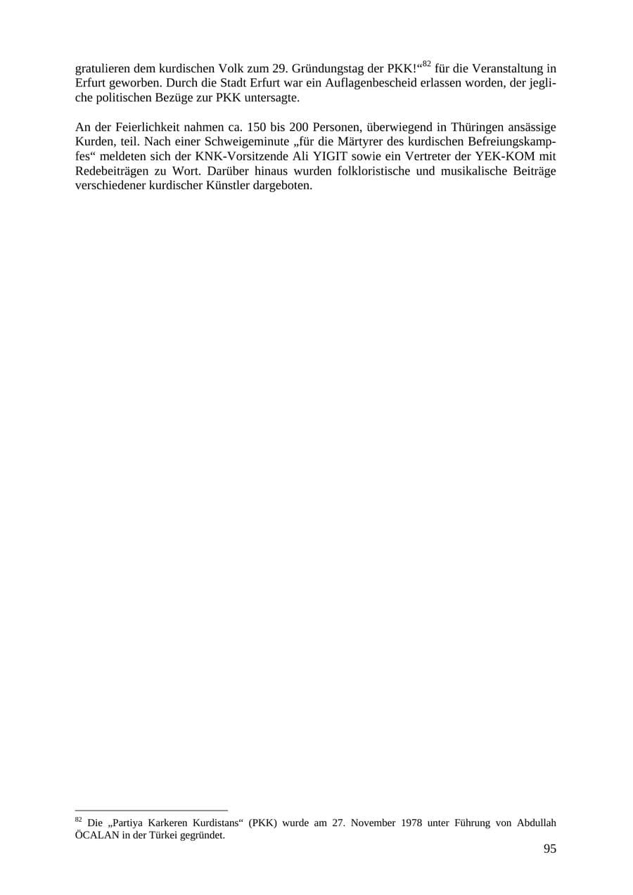 Seite 95 des Verfassungsschutzbericht 2007 Thüringen