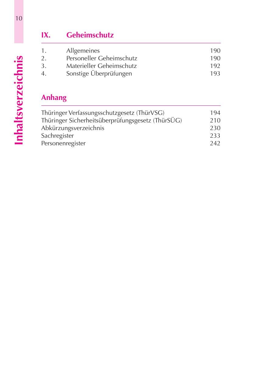 Seite 11 des Verfassungsschutzbericht 2008 Thüringen