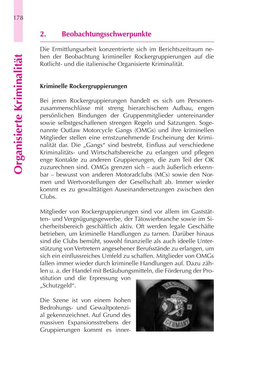 Seite 179 des Verfassungsschutzbericht 2008 Thüringen