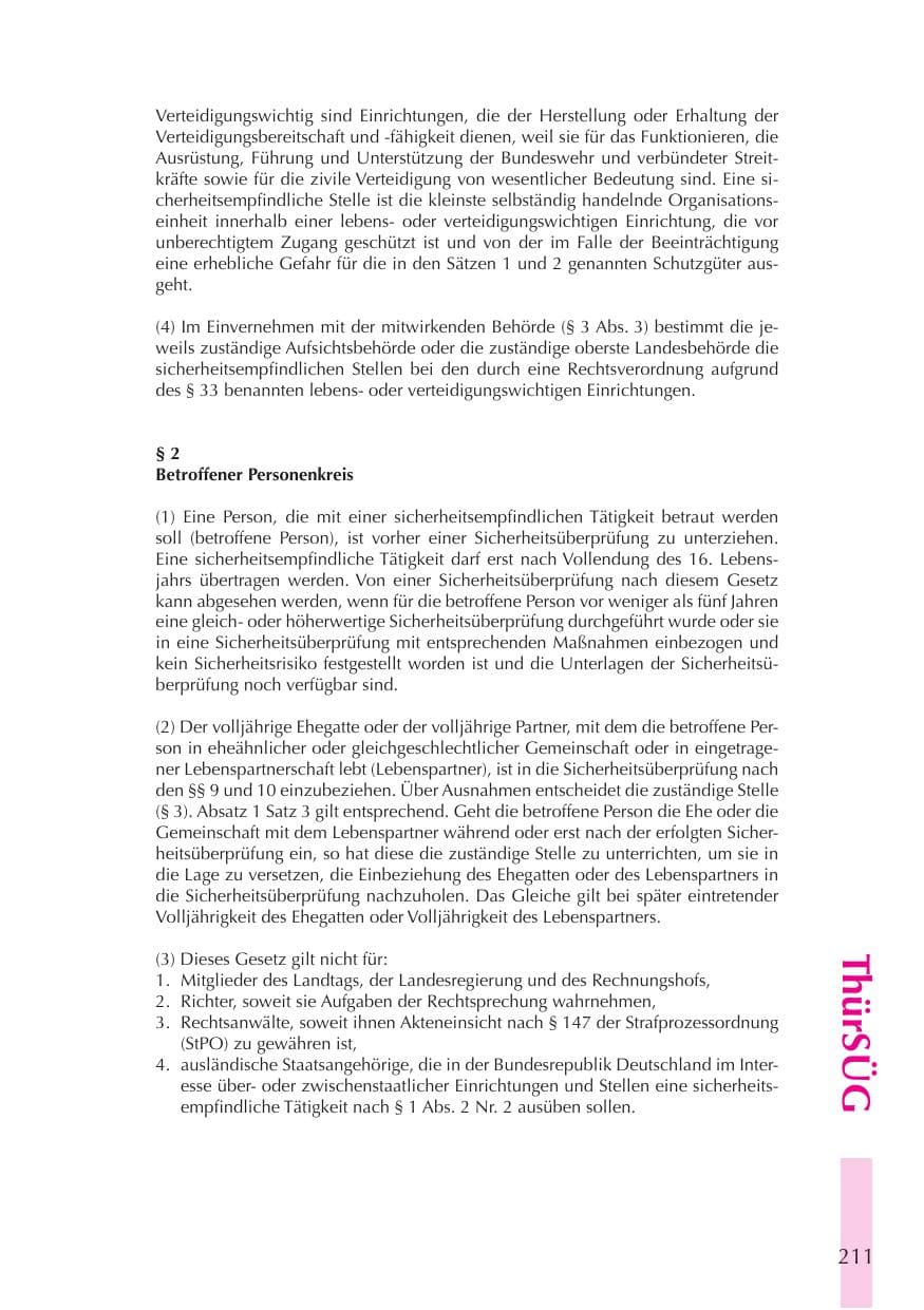 Seite 212 des Verfassungsschutzbericht 2008 Thüringen