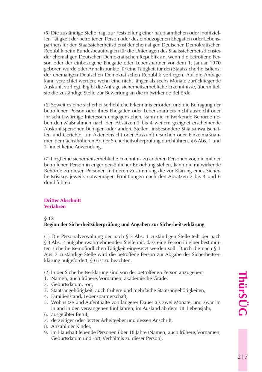 Seite 218 des Verfassungsschutzbericht 2008 Thüringen
