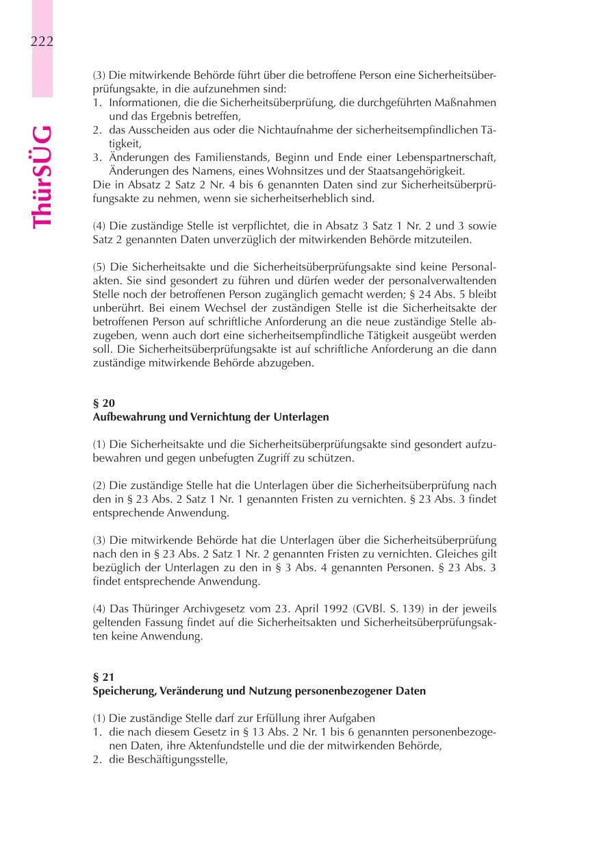Seite 223 des Verfassungsschutzbericht 2008 Thüringen