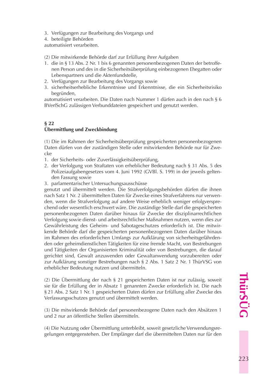 Seite 224 des Verfassungsschutzbericht 2008 Thüringen